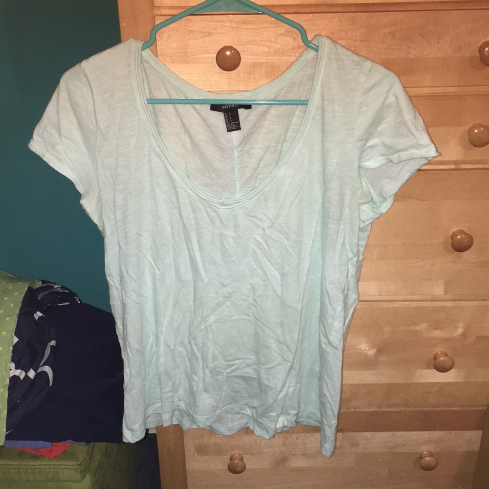 Light blue vneck